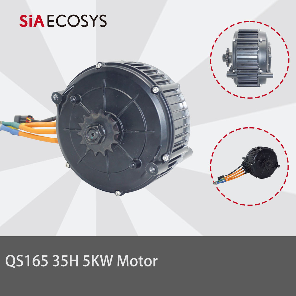 Fardriver Nd72850 Controller - QSMOTOR QS165 5000W 35H PMSM Silnik
